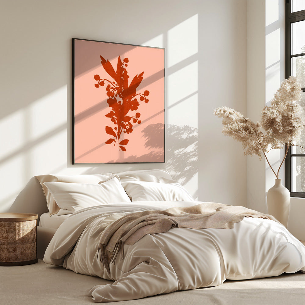 Blumensilhouette 8 | Poster
