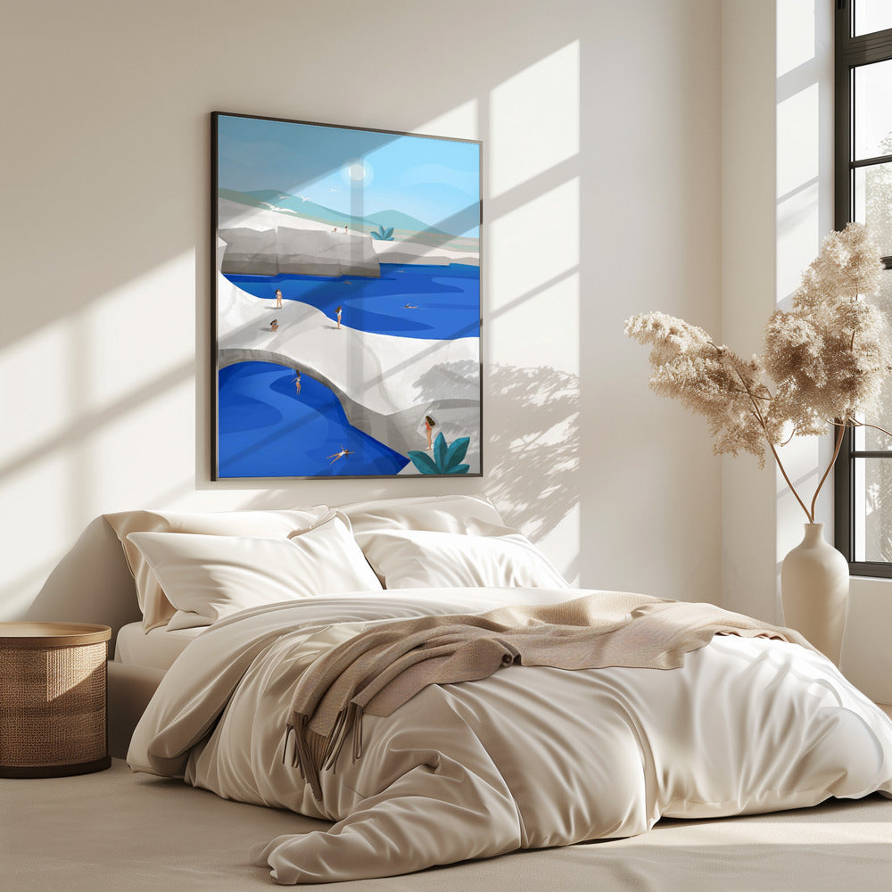 Klippenspringen, Griechenland | Poster