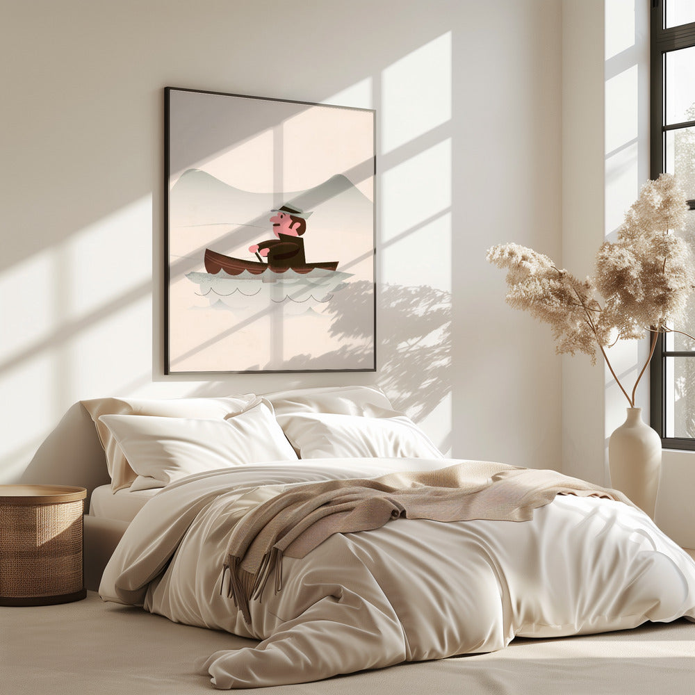 Angeln gegangen | Poster