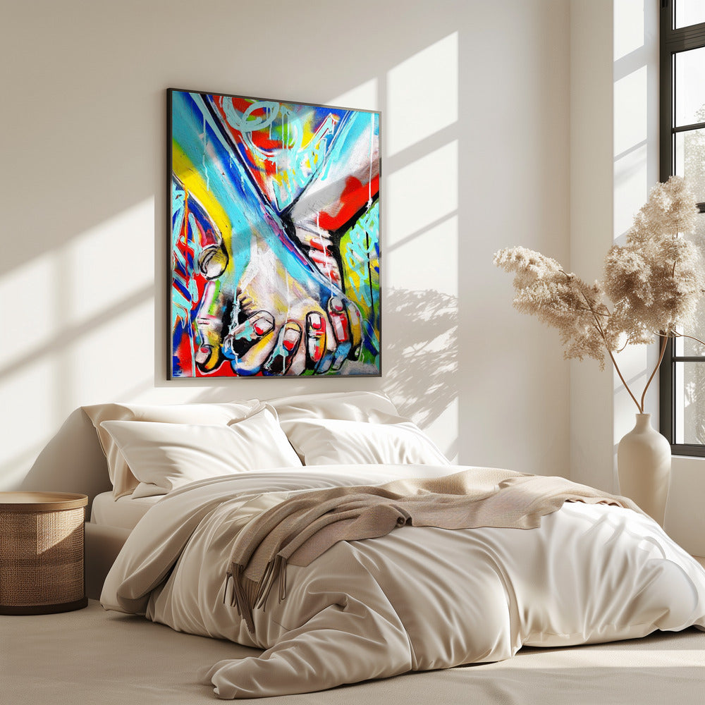 Lebendige Straßenkunst | Poster