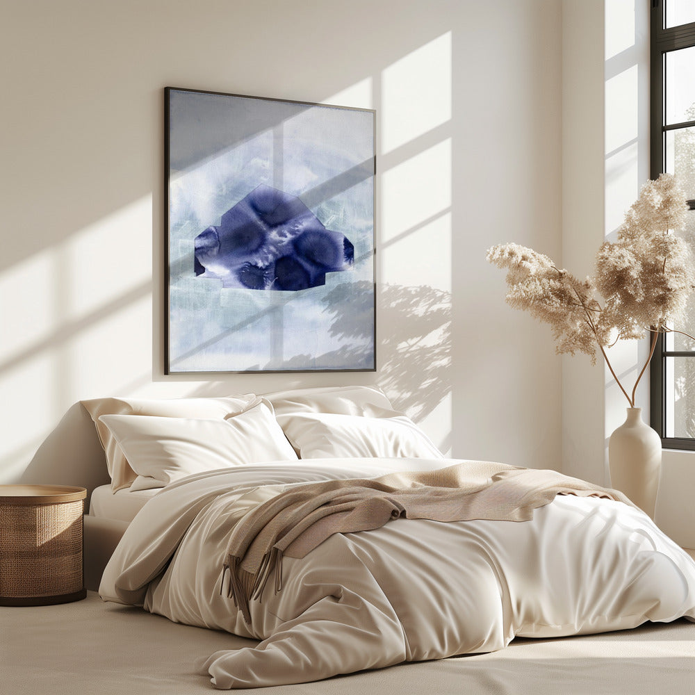 Rätselhafter Indigo-Hafen | Poster