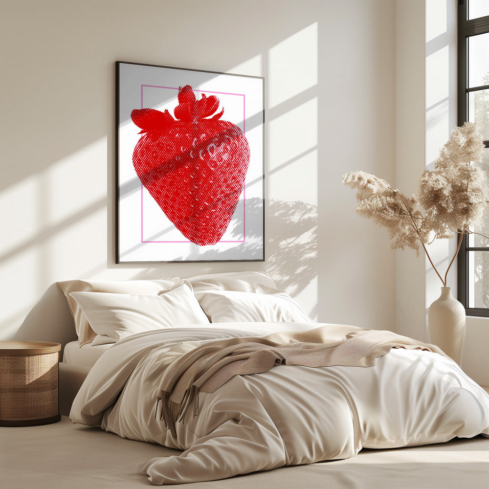 Rote Erdbeere | Poster