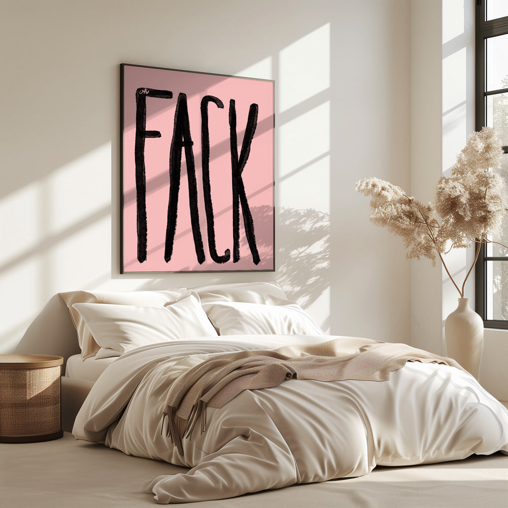 Mutiger schwarzer Ausdruck | Poster