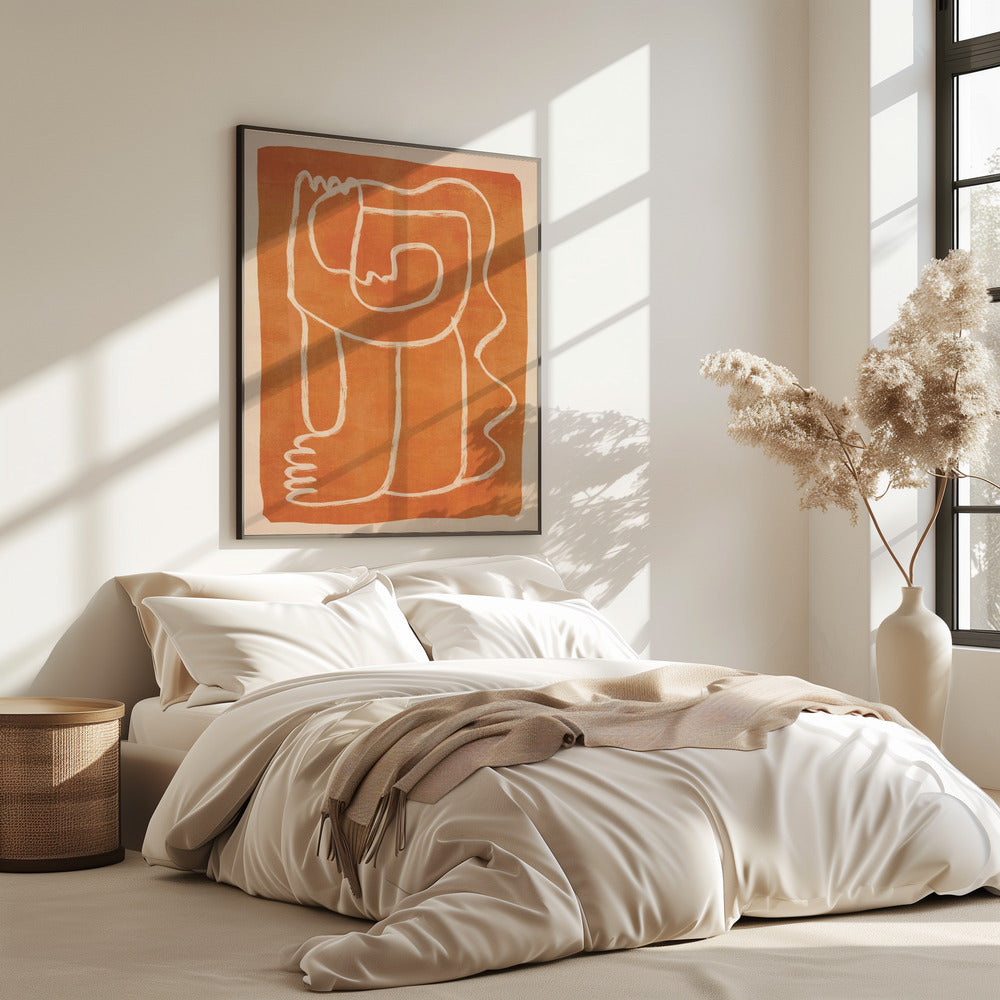 Abstract Line Art Figure | Poster