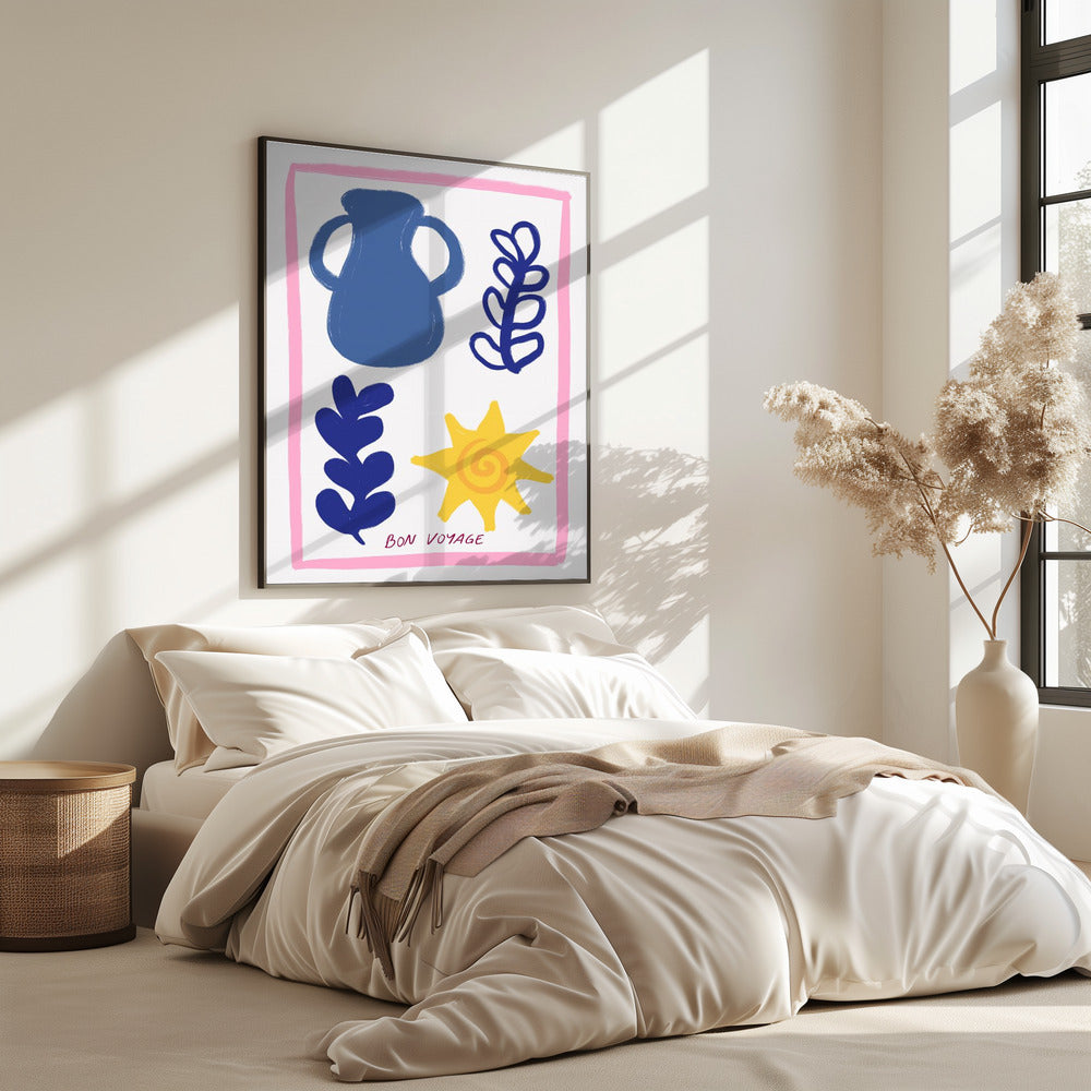 Gute Reise Symbole | Poster