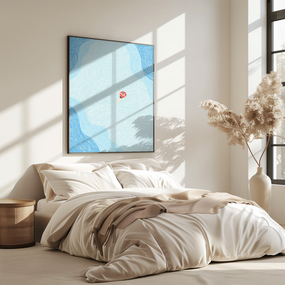 Ruhiger Pool-Drift | Poster