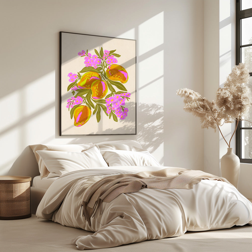 Lebendige Mangos | Poster