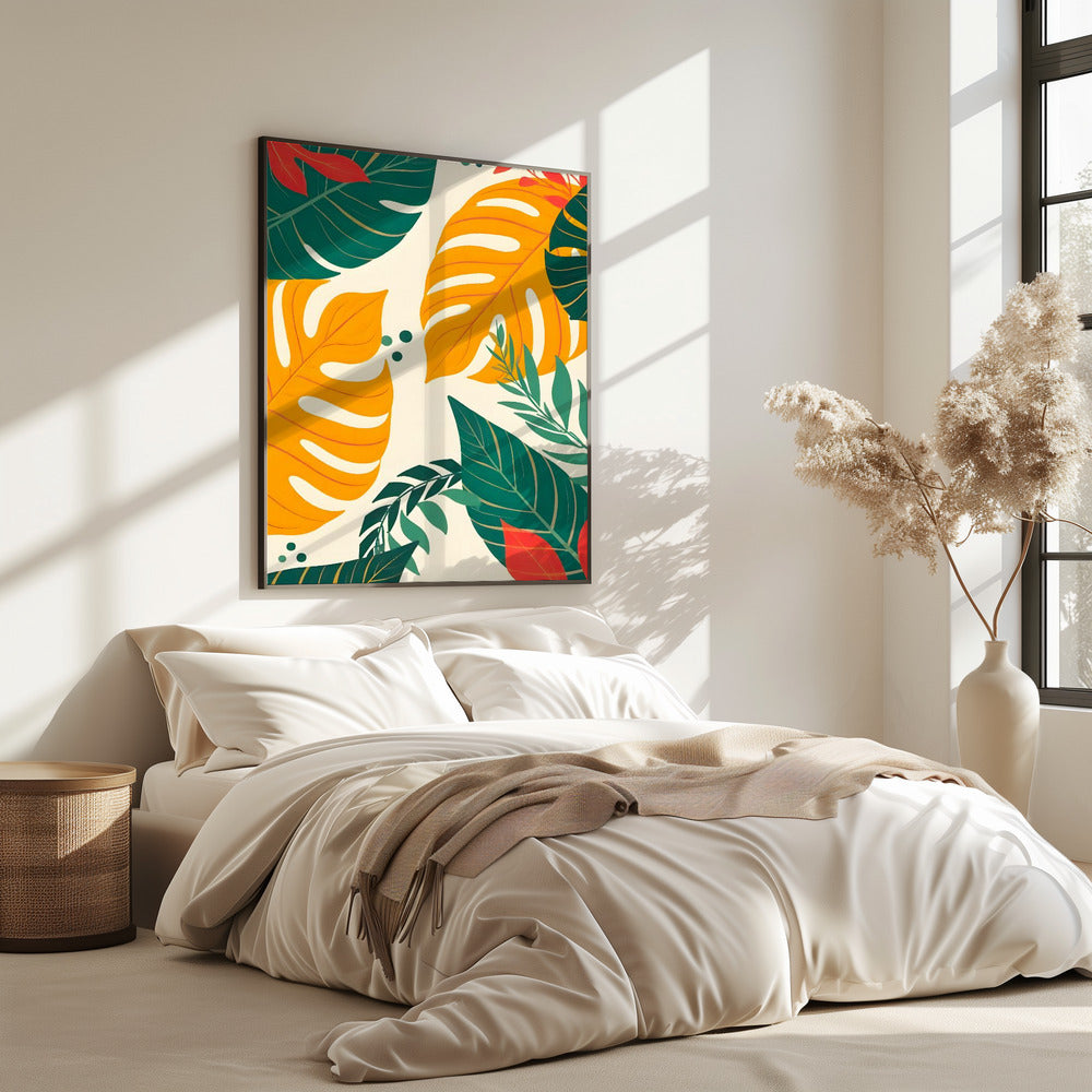 Goldene Tropenstimmung | Poster