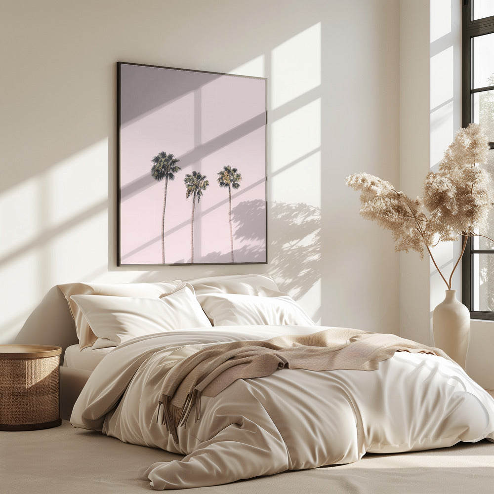 Palms On Pink | Poster