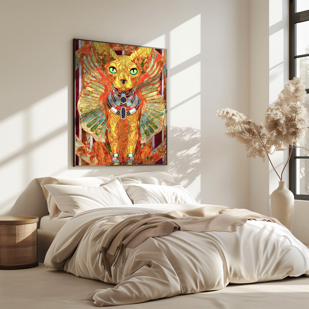 Stylized Sphinx Cat | Poster