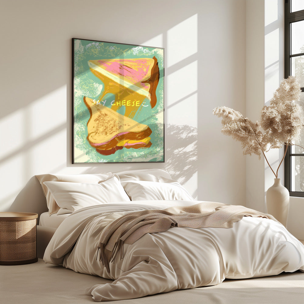 Geschmolzene Käsesandwiches | Poster