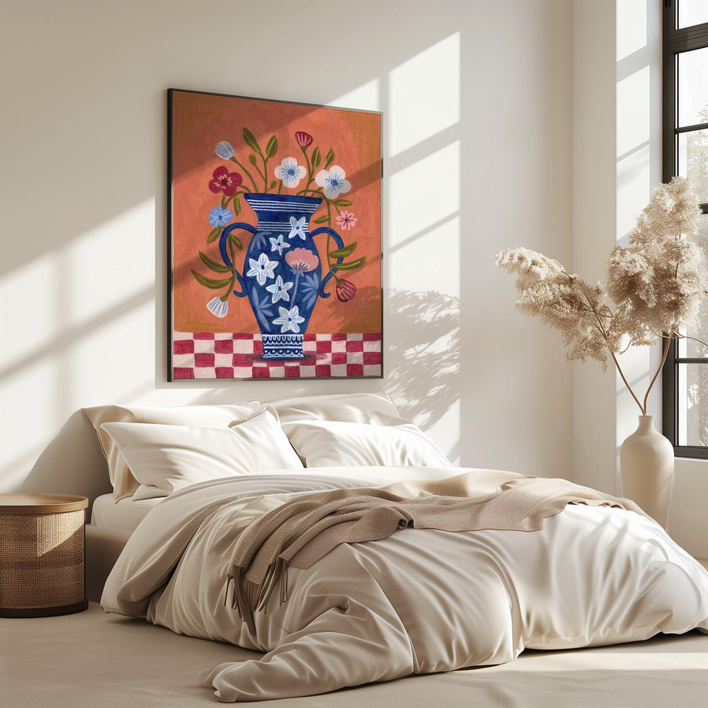 Vase Wildblumenstrauß | Poster