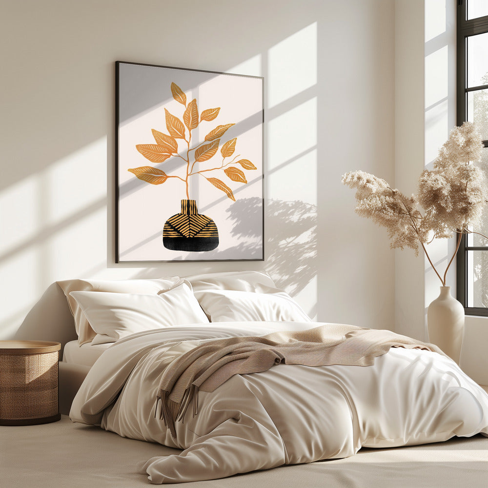 Tribal Vase von Catsanddotz 32 x 40 Zoll | Poster