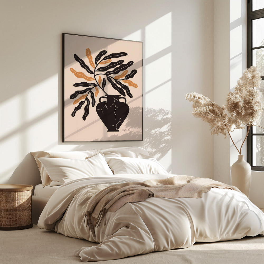 Sanftes Leben in einer zerbrochenen Vase | Poster