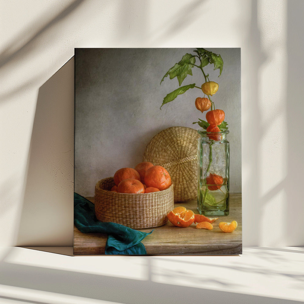 Stillleben mit Clementinen | Leinwand
