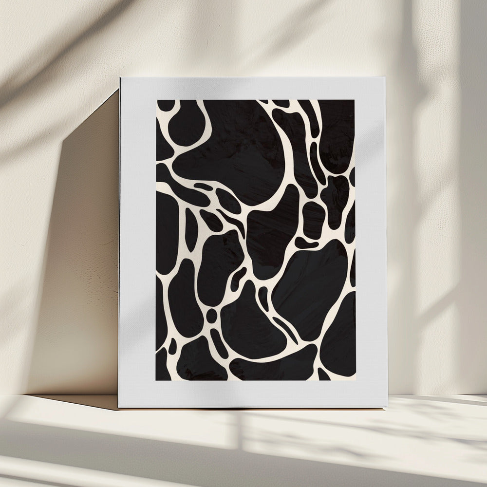 Giraffe Grau | Leinwand