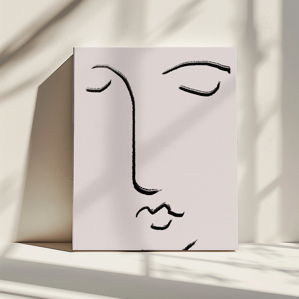 Geschlossene Augen | Leinwand