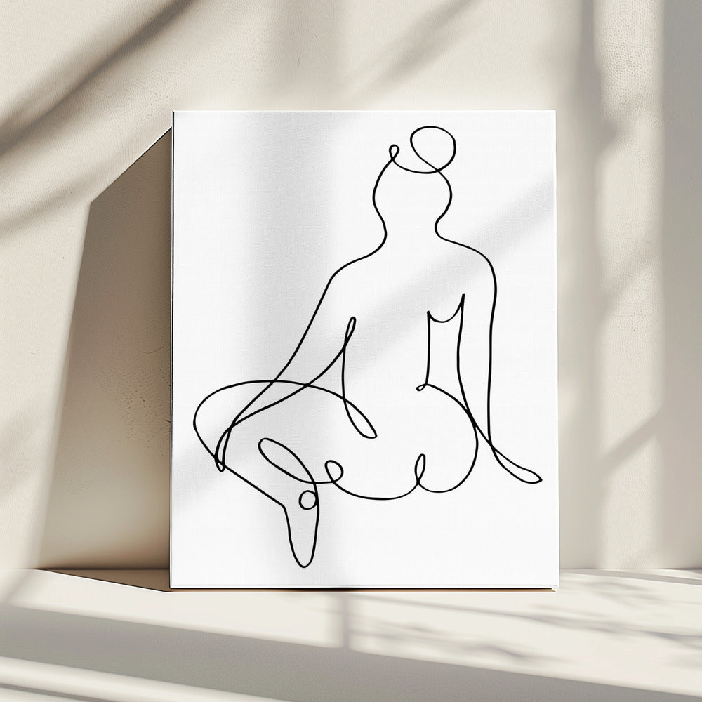 Nackter Rücken | Leinwand