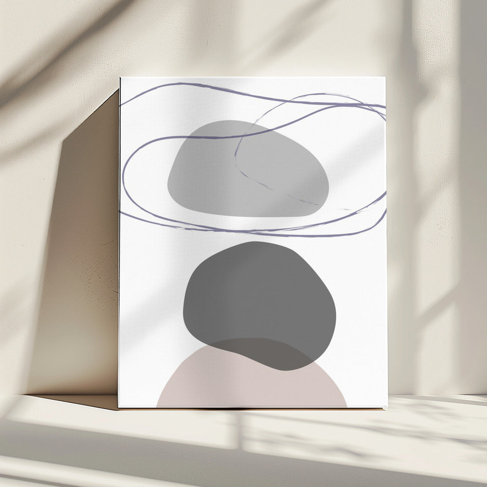 New Shapes Beige 04 | Leinwand