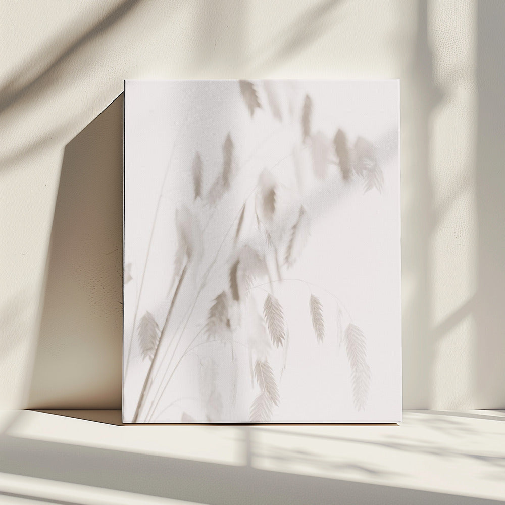 Getrocknetes Gras_rosa | Leinwand