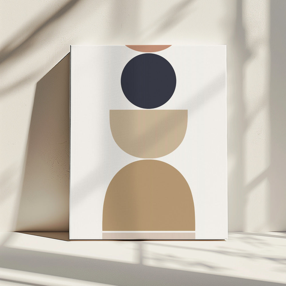 Abstrakte geometrische Harmonie | Leinwand