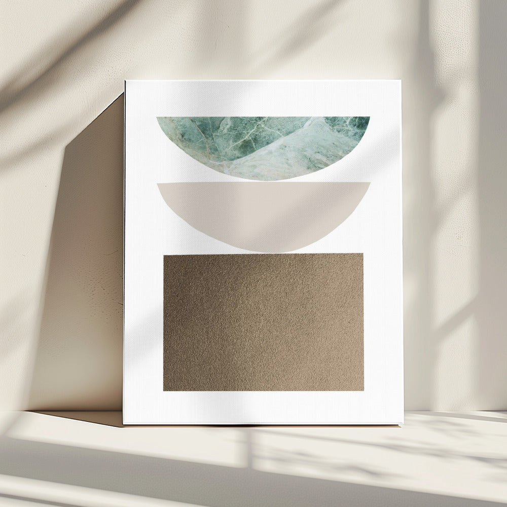 Minimalistische geometrische Formen | Leinwand