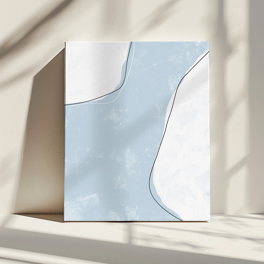 Minimalistische organische Formen | Leinwand