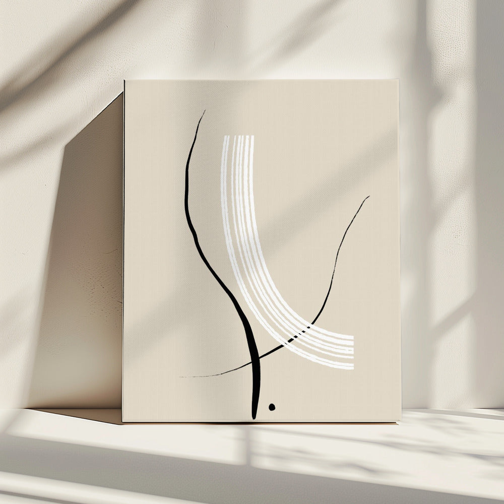 Geschwungene Eleganz | Leinwand