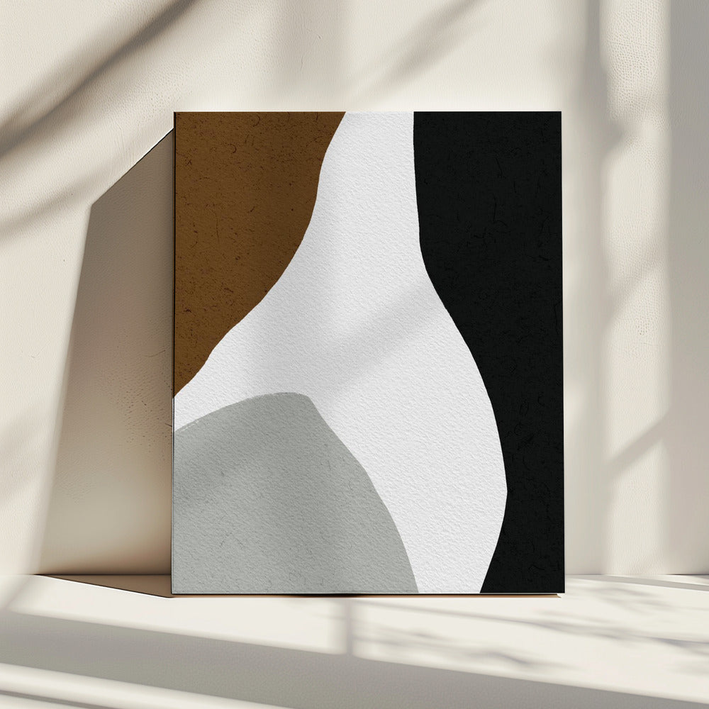 Organische Formen und eine minimalistische Farbpalette | Leinwand