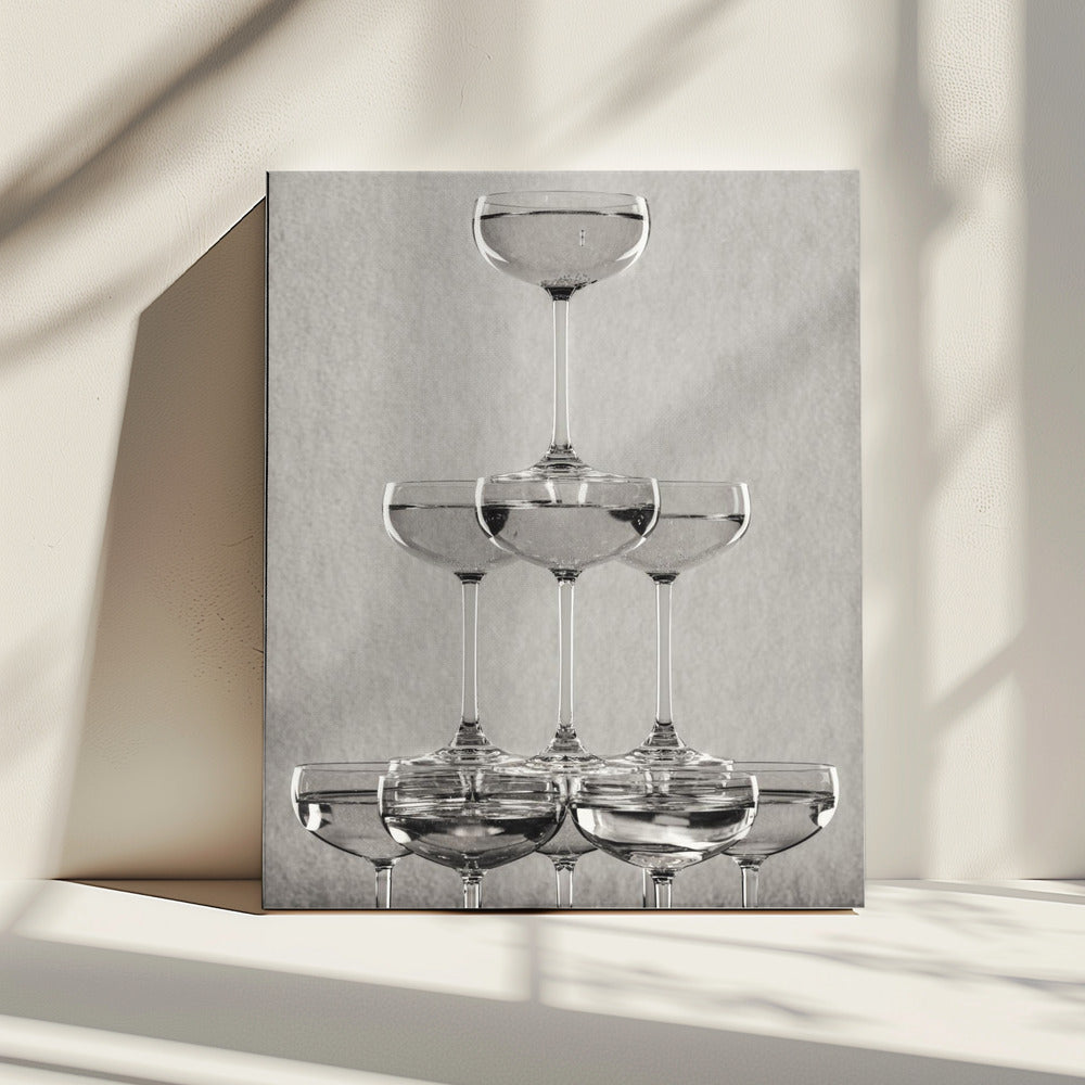 Champagne tower_9 | Canvas