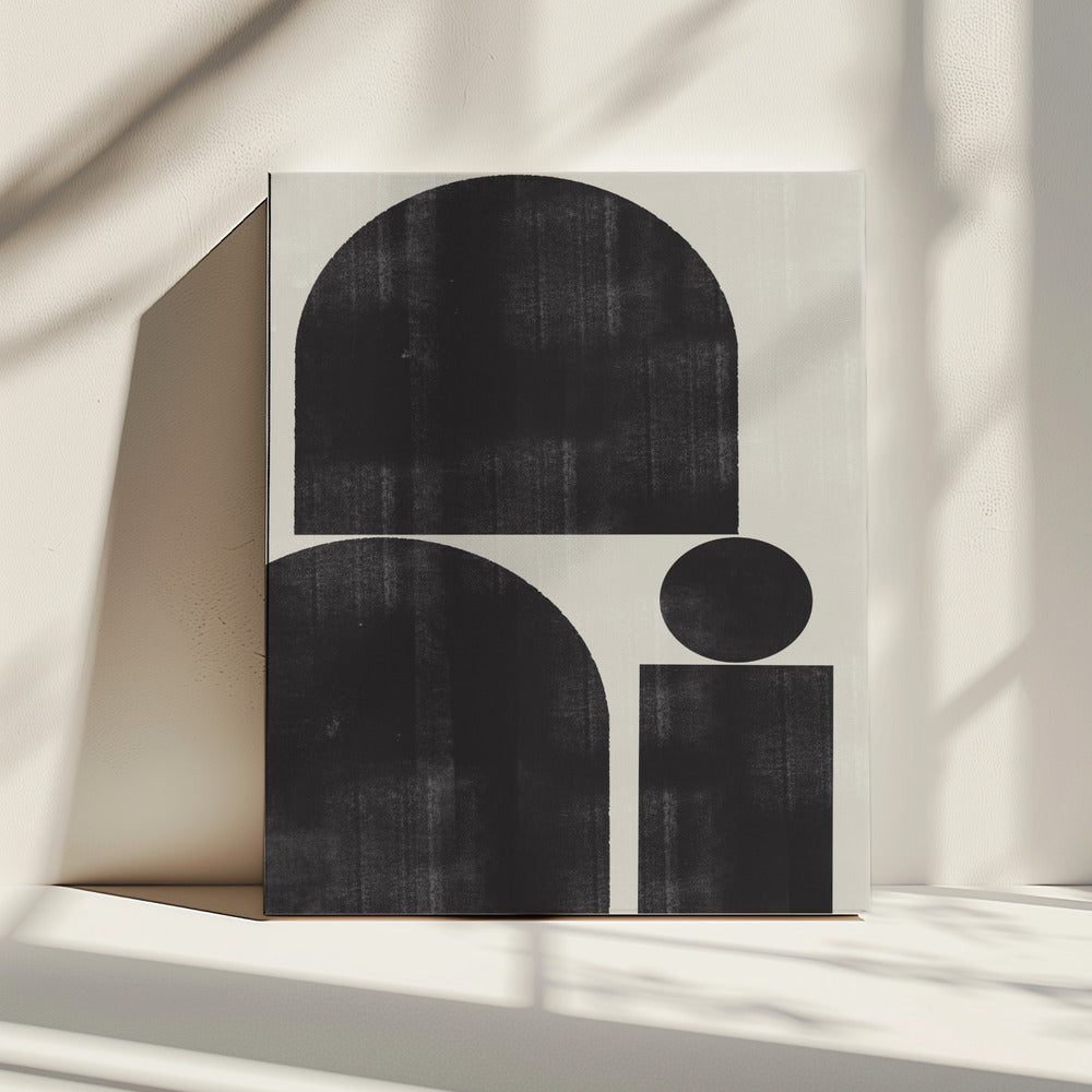 Geometrische Stille | Leinwand
