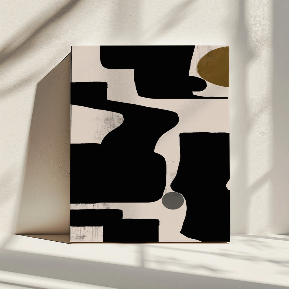 Kurven und Schatten | Leinwand
