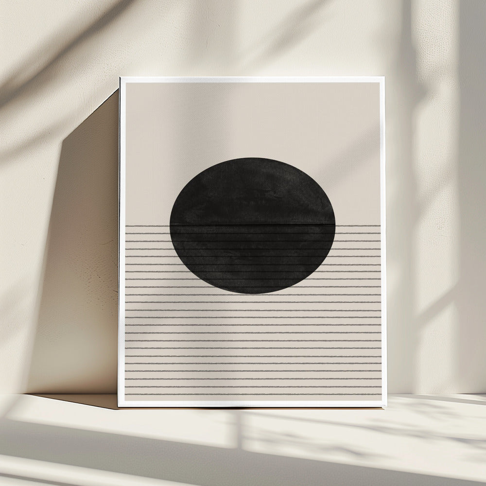 Monochromer Horizont | Leinwand
