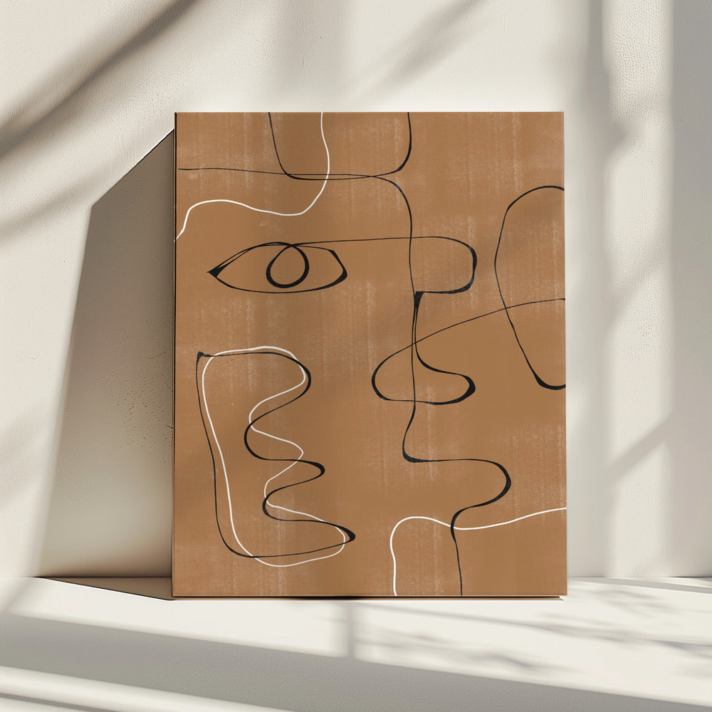 Skurrile Linien | Leinwand