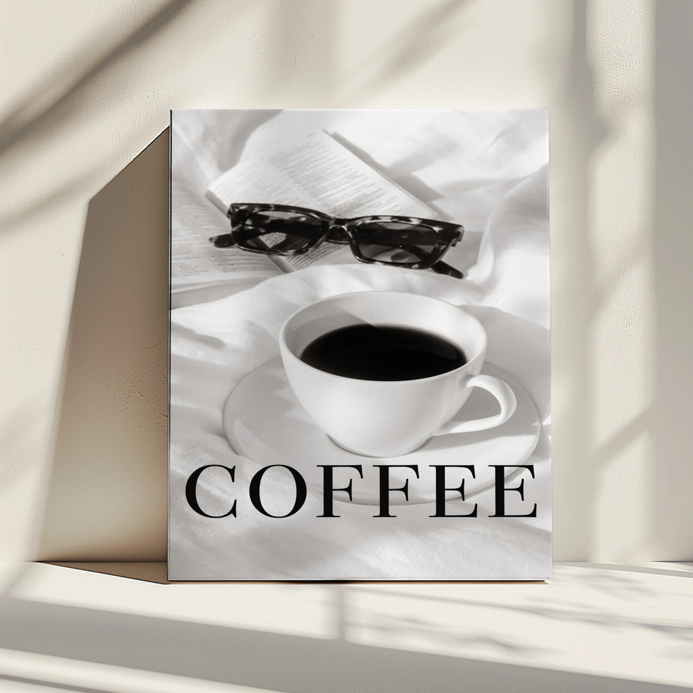Kaffee im Bett | Leinwand