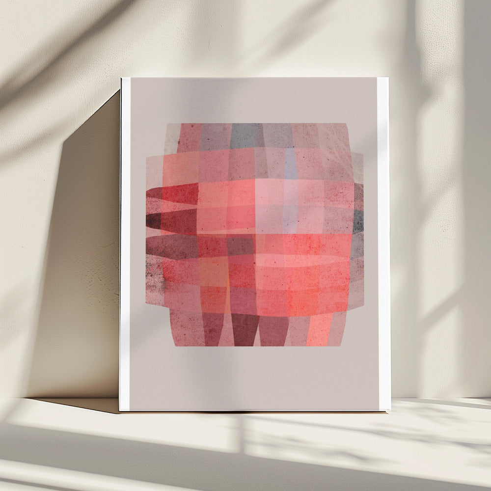 Rosa Mosaikträume | Leinwand