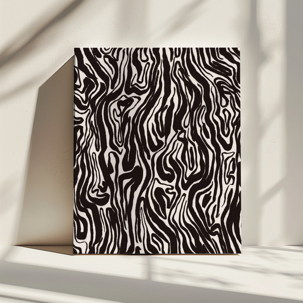Zebrawellen | Leinwand