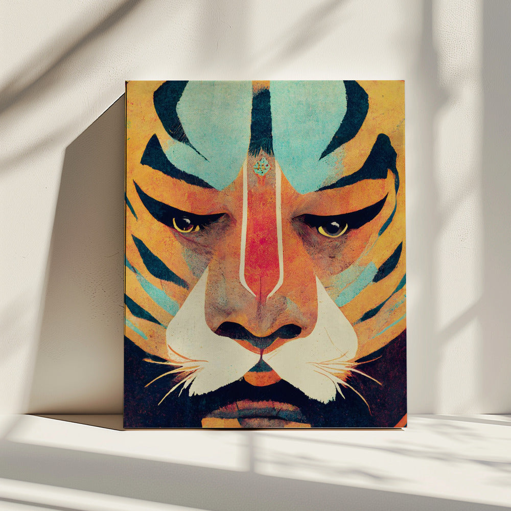 Starker Tiger | Leinwand