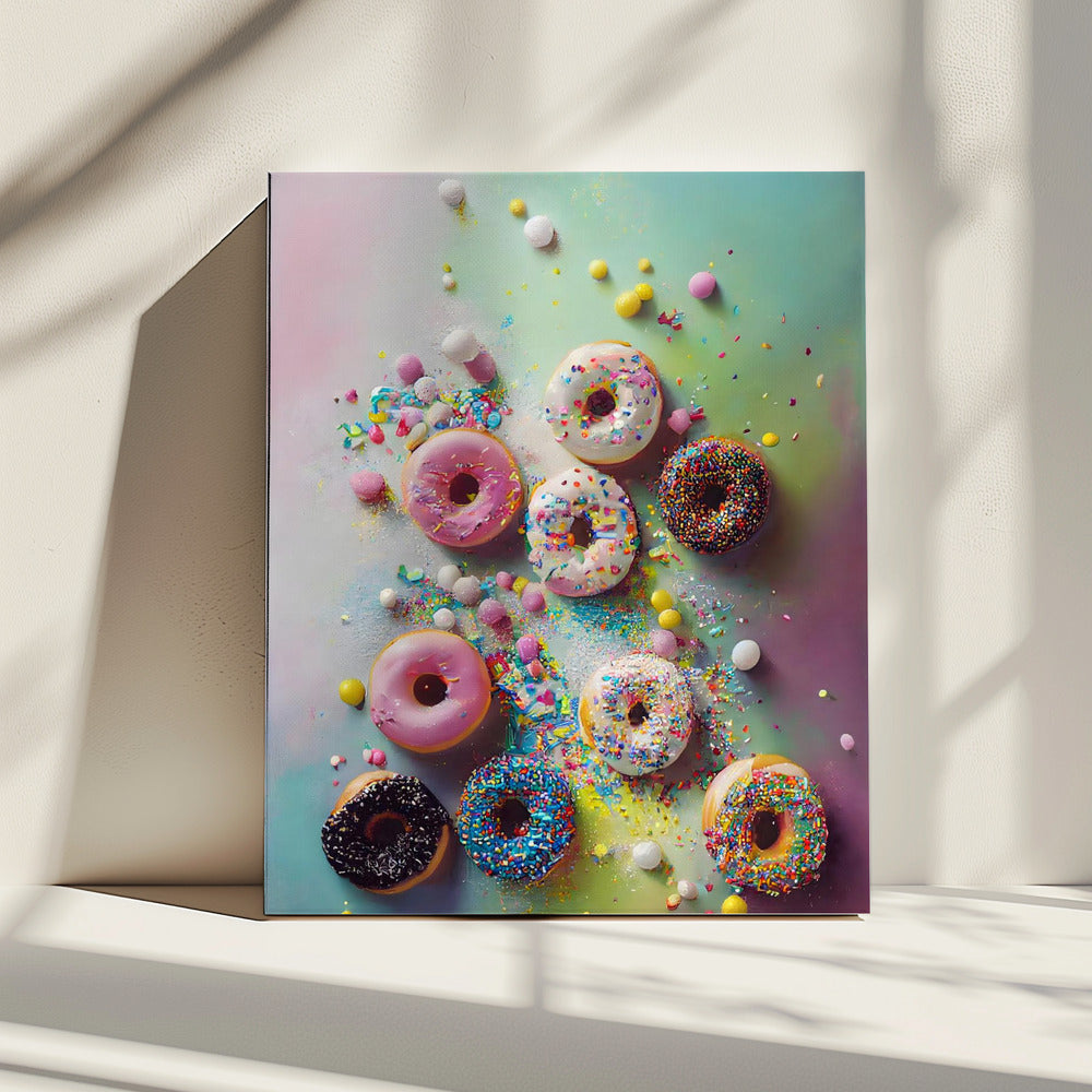Donut-Traumlandschaft | Leinwand