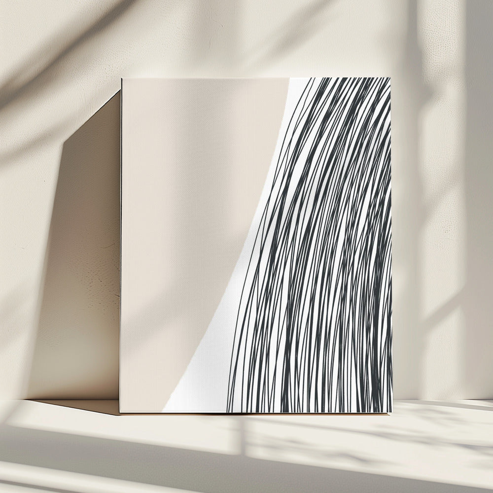 Curved Lines Harmony | Canvas