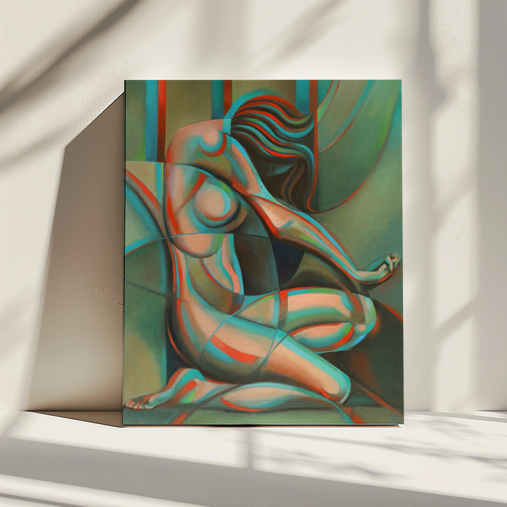 Anaglyphischer Rundismus - 12-05-22 | Leinwand