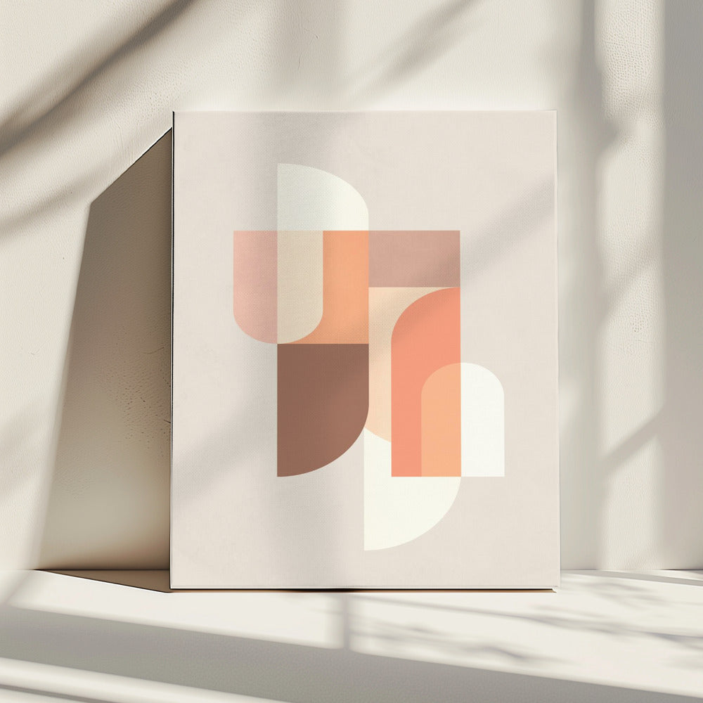 Retro Geometrisch III | Leinwand