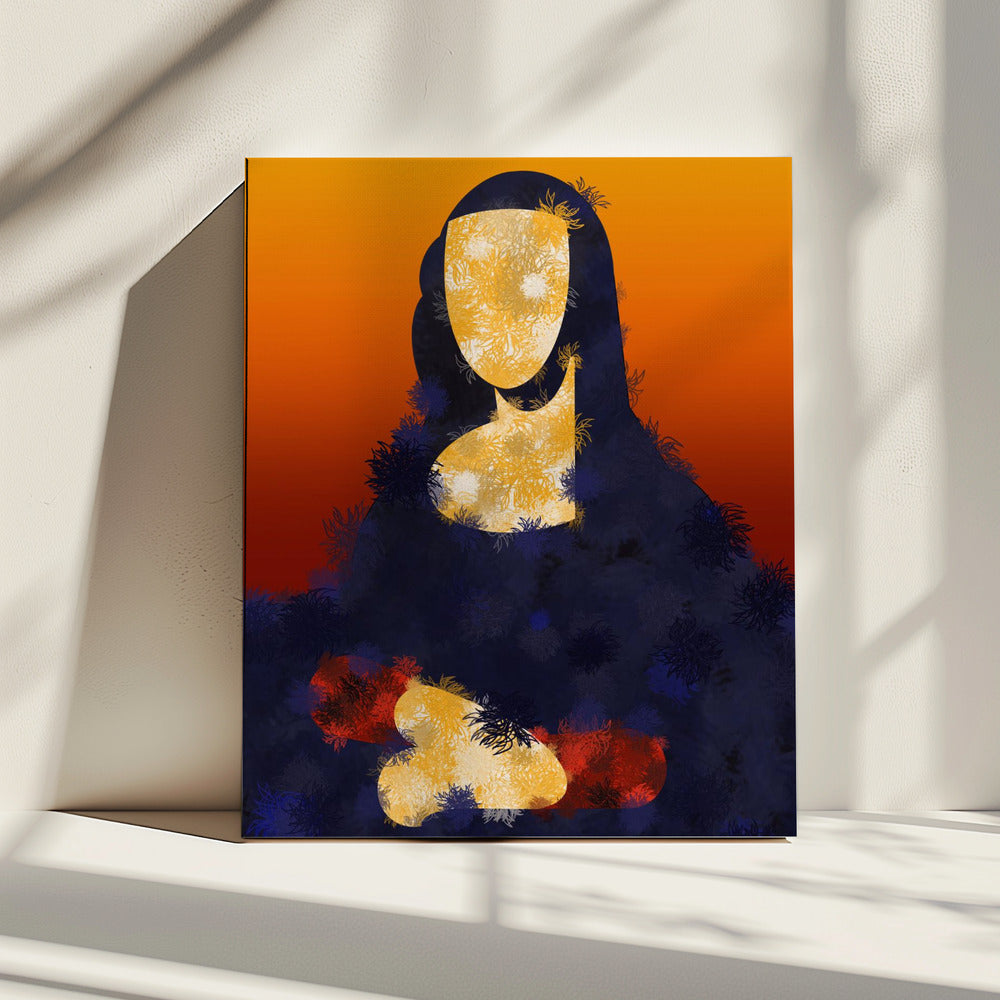 Pelzige Mona | Leinwand