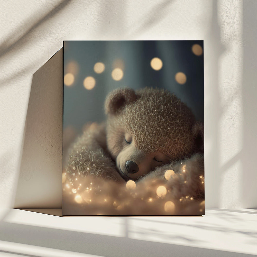 Verträumter Bär Snooze | Leinwand