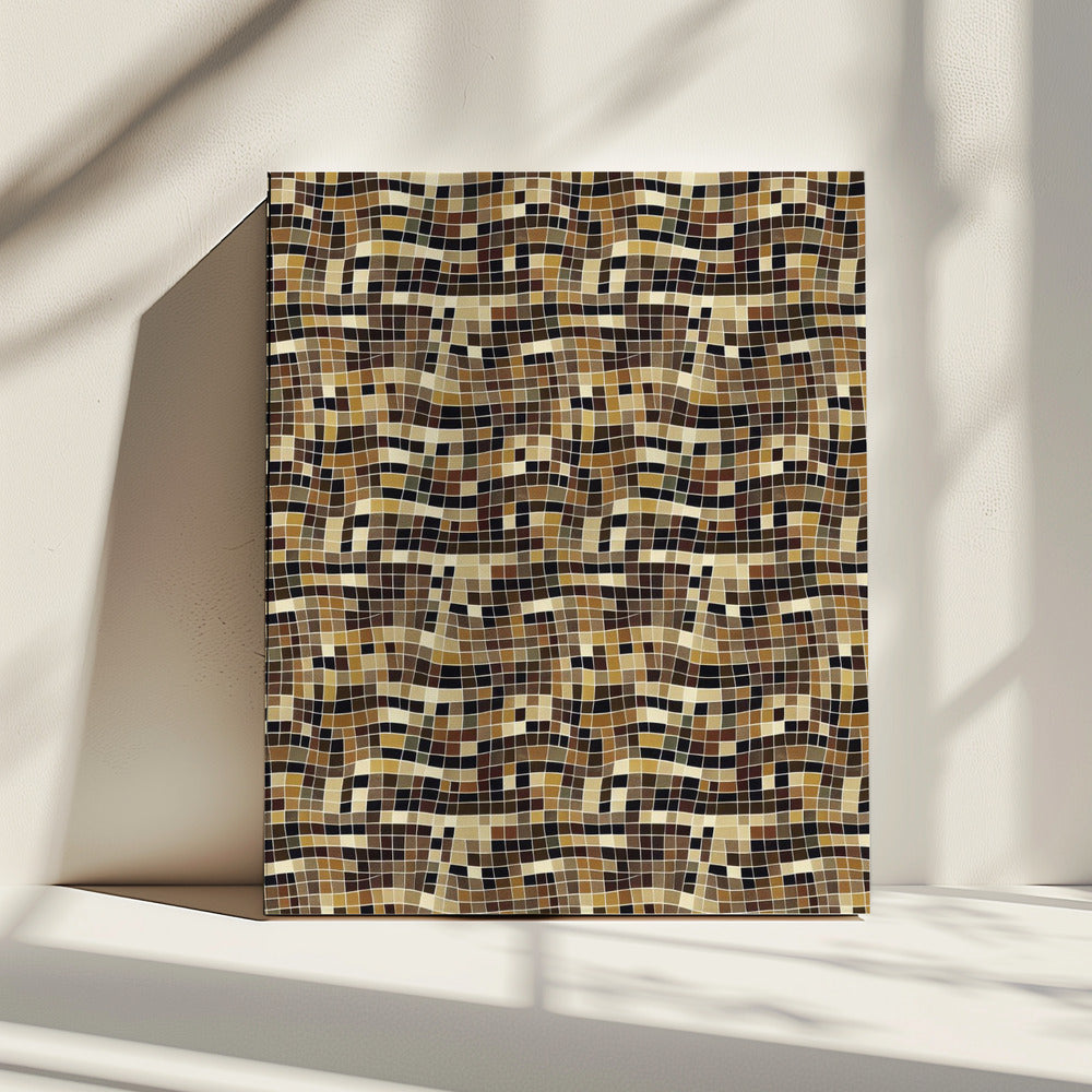 Mosaikwellen | Leinwand