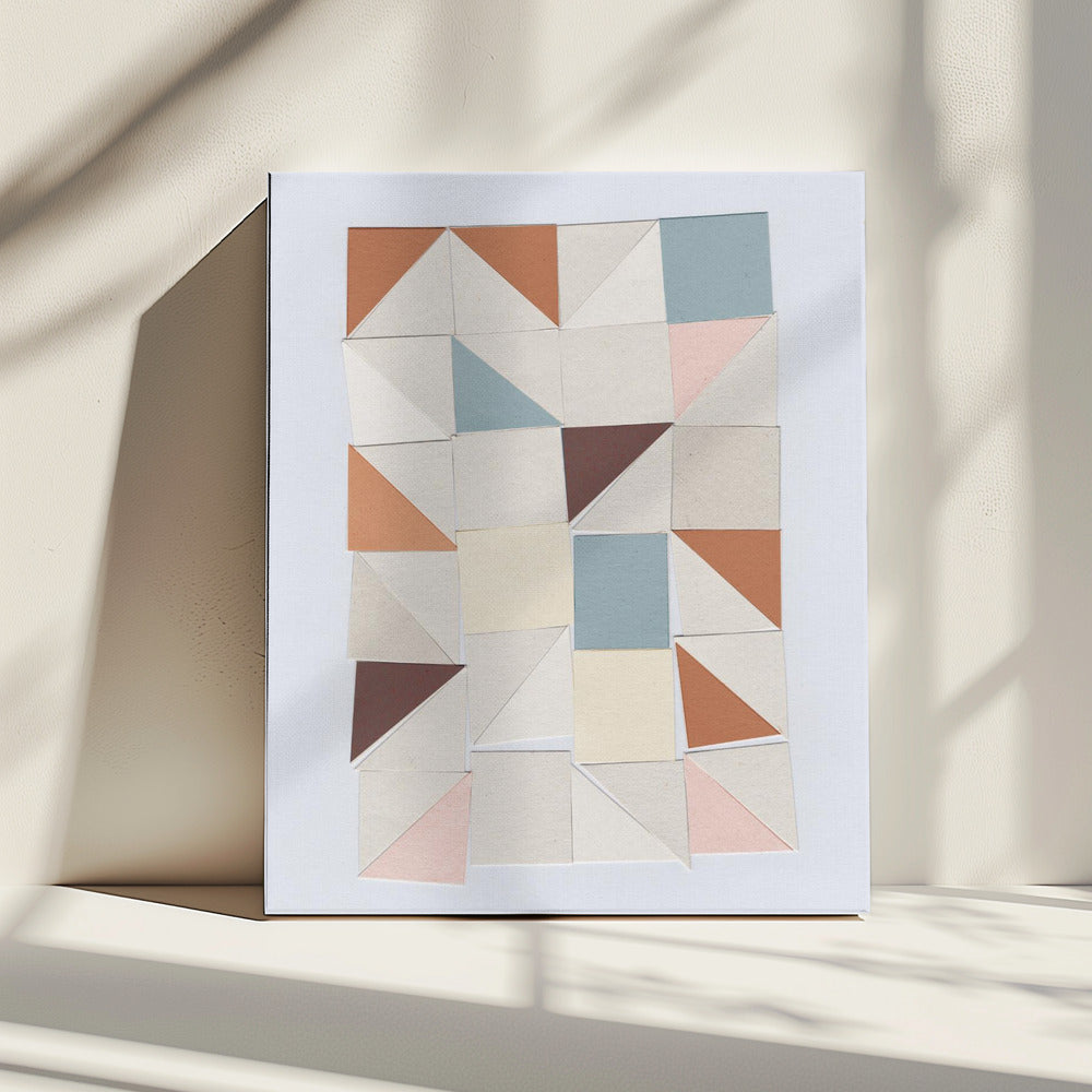Pastellgeometrie | Leinwand