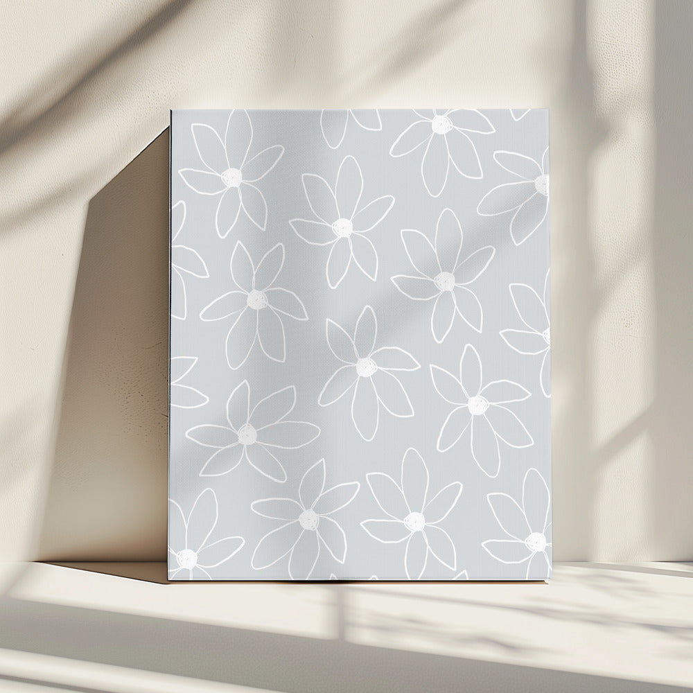 Luftige Blumen | Leinwand