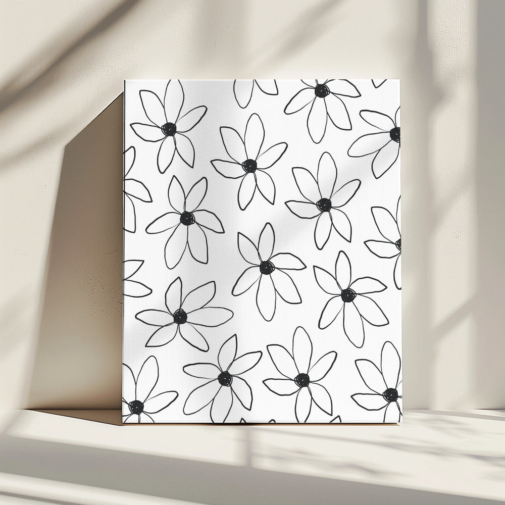 Luftige Blumen | Leinwand
