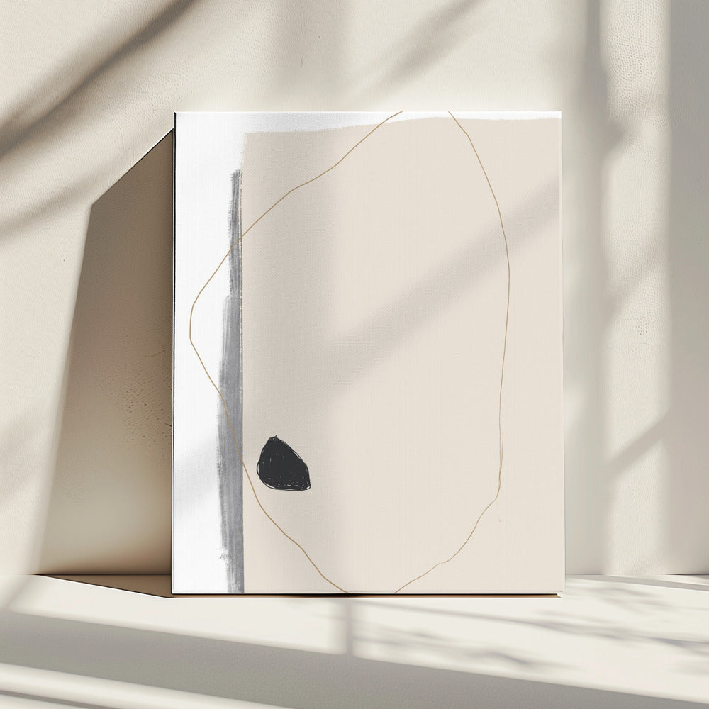 Minimalistisches Flüstern | Leinwand