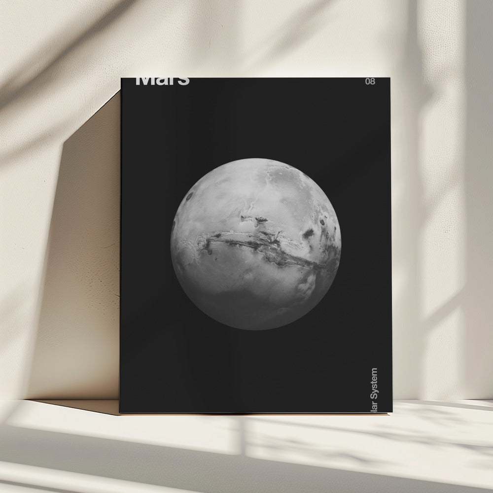 Sonnensystem Mars | Leinwand